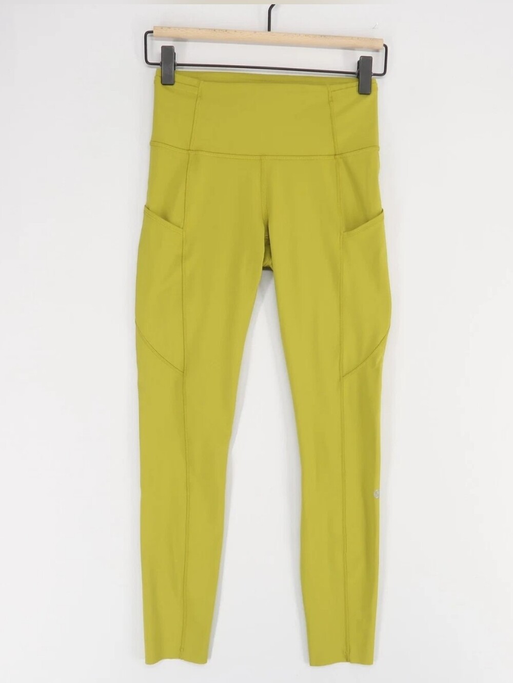 Lululemon Fast and Free Tight 28" Golden Lime Size 6